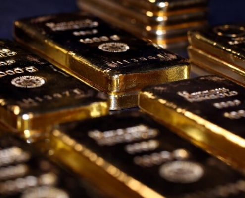 کاهش ملایم قیمت طلا در بازار جهانی