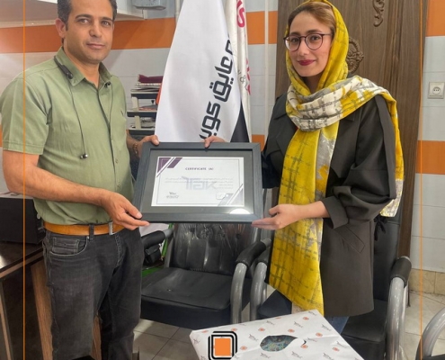 بازدید گروه عایق کویر یزد از دفتر نمایندگی شهر بابک
